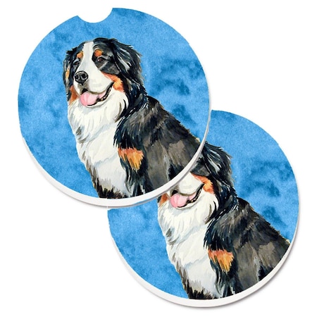 Carolines Treasures Blue Bernese Mountain Dog  Cup Holder Car Coaster, PK2 LH9379BUCARC